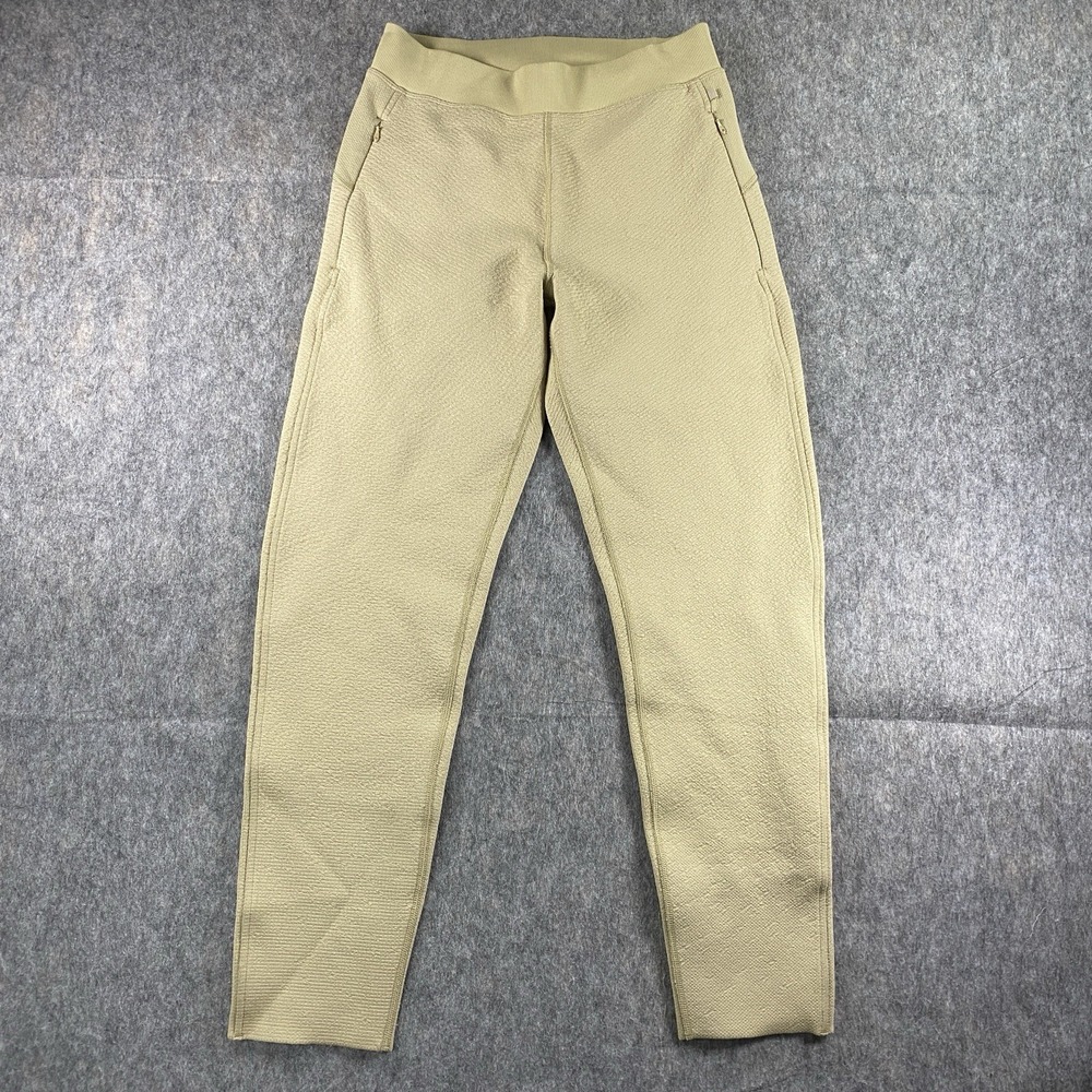 Lululemon End State Jogger Pants Women's 6 x 27 Tan Merino Wool Train Gym Run